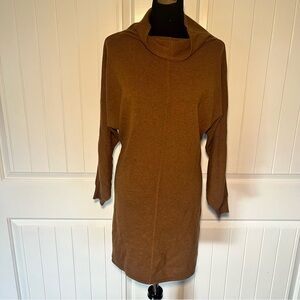MAX MARA Virgin Wool & Cashmere sweater Dress • Brown • Size: S